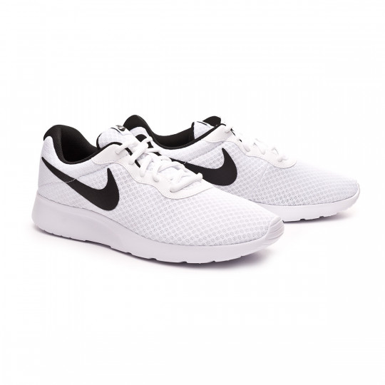 nike tanjun white and black