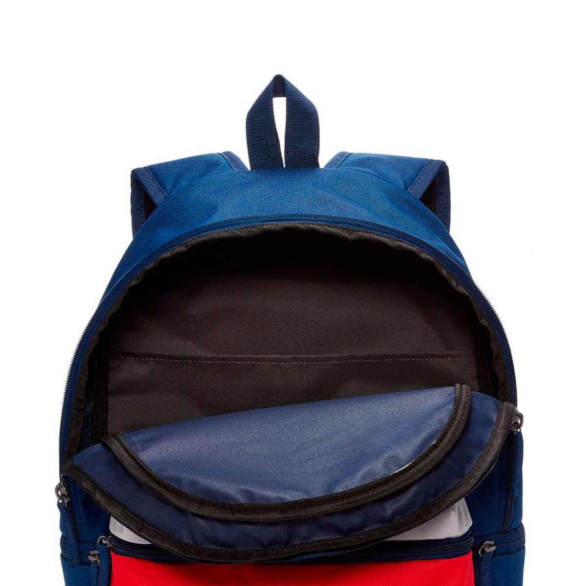 blue and red nike backpack