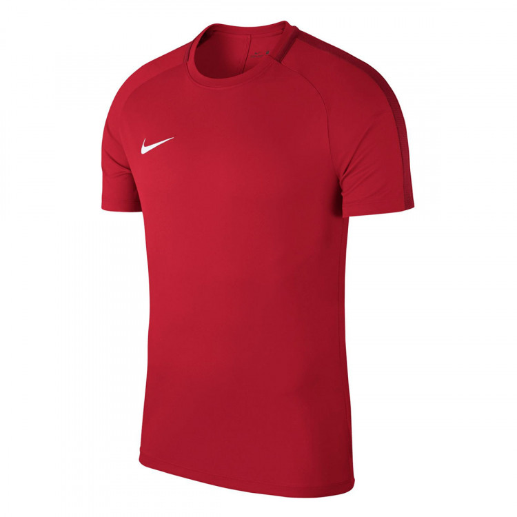 Camiseta Nike Academy 18 Training m/c Niño University red-Gym red-White -  Tienda de fútbol Fútbol Emotion