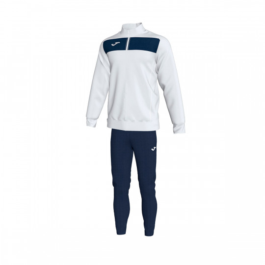 Tracksuit Joma Academy II White-Navy blue - Fútbol Emotion