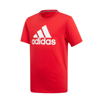 Jersey adidas Badge Of Sports Logo Niño Red - Football store Fútbol Emotion