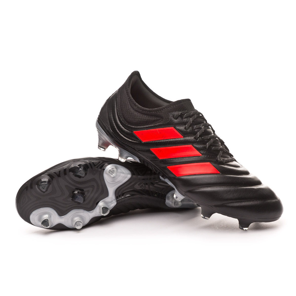 Football Boots adidas Copa 19.1 FG Core black-Hi red-Silver metallic -  Football store Fútbol Emotion