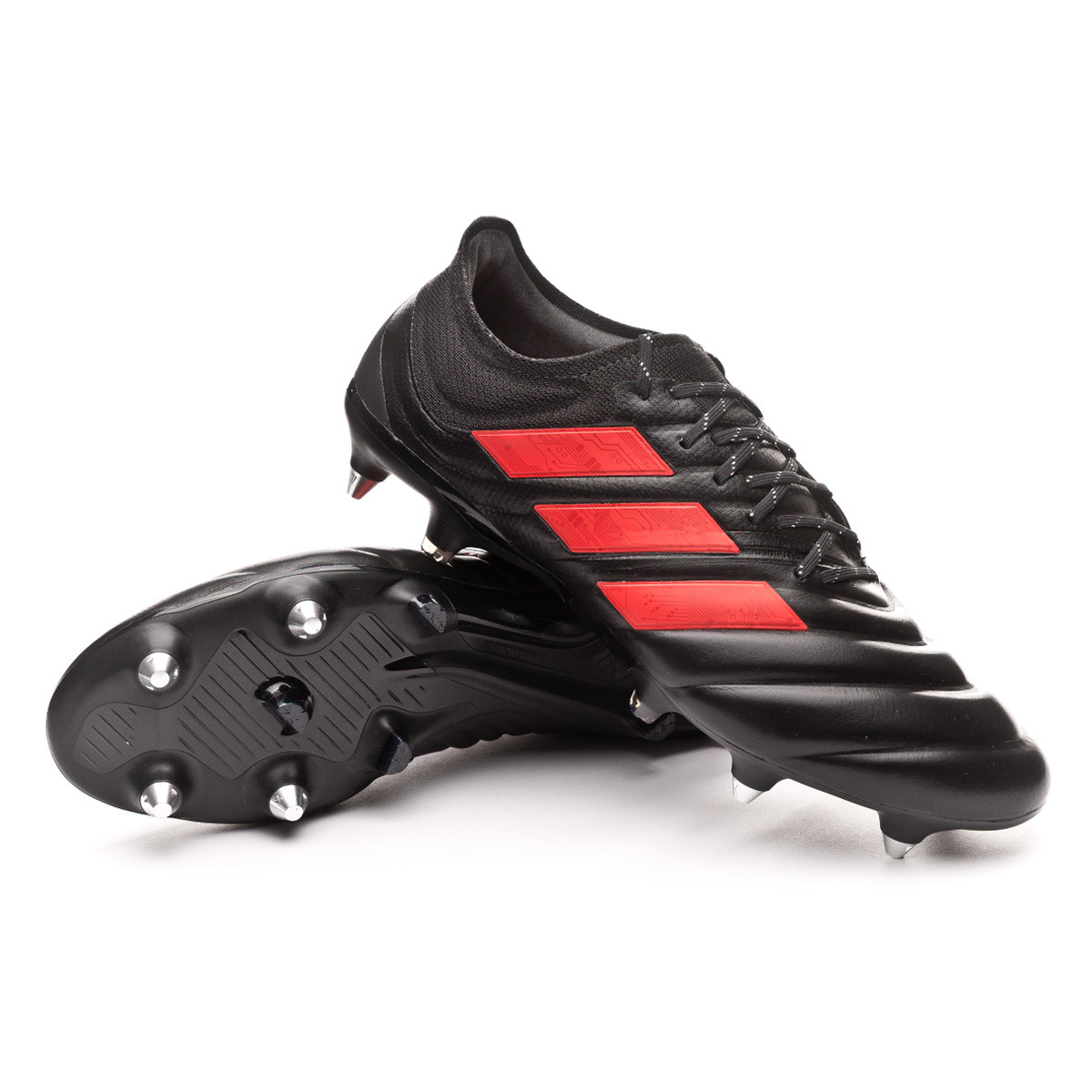 Football Boots adidas Copa 19.1 SG Core black-Hi red-Silver metallic -  Football store Fútbol Emotion