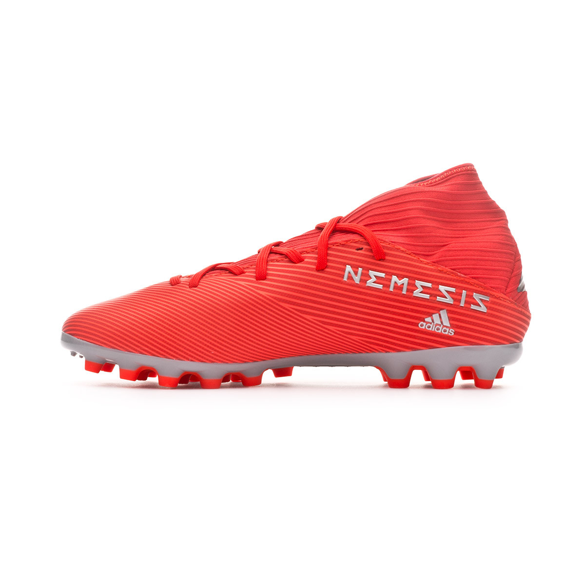 Scarpe adidas Nemeziz 19.3 AG Active red-Silver metallic-Solar red -  Negozio di calcio Fútbol Emotion