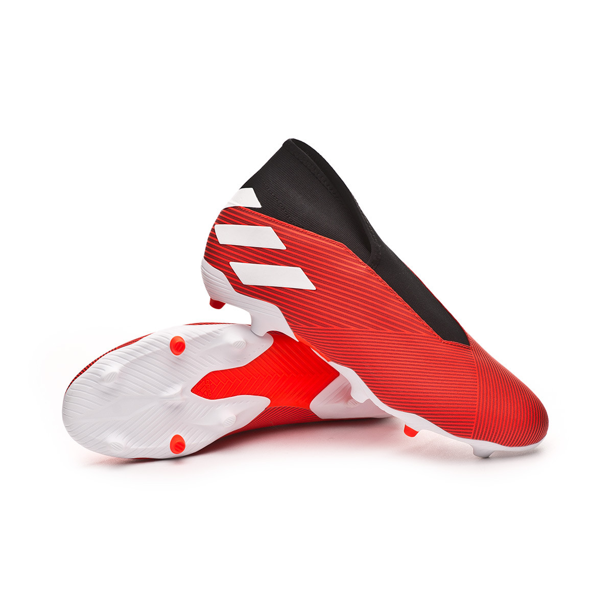 Scarpe adidas Nemeziz 19.3 Laceless FG Active red-White-Solar red - Negozio  di calcio Fútbol Emotion