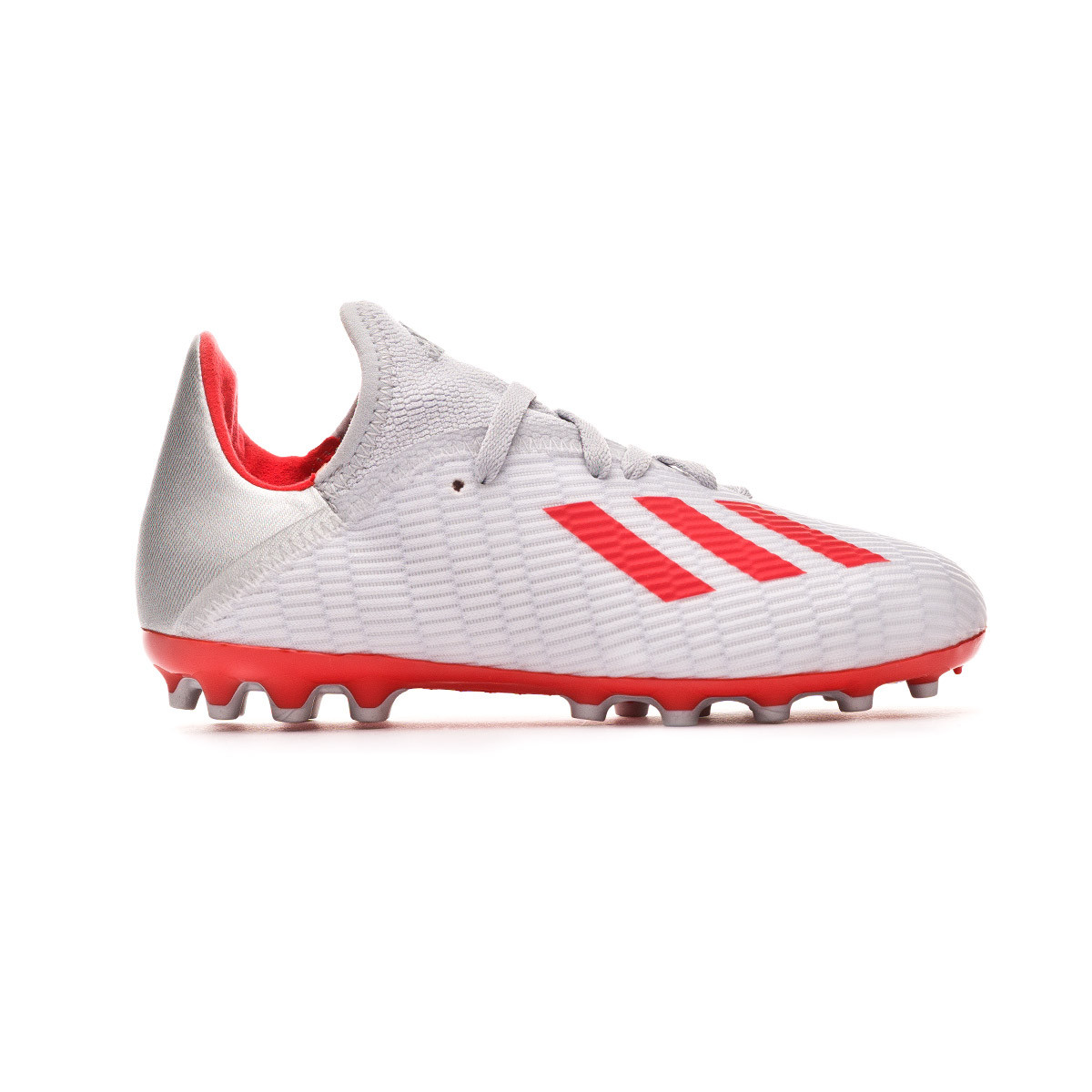 Bota de fútbol adidas X 19.3 AG Niño Silver metallic-Hi red-White - Tienda  de fútbol Fútbol Emotion
