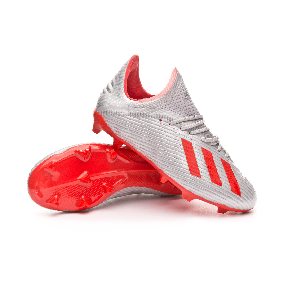 Scarpe adidas X 19.1 FG Bambino Silver metallic-Hi red-White - Negozio di  calcio Fútbol Emotion