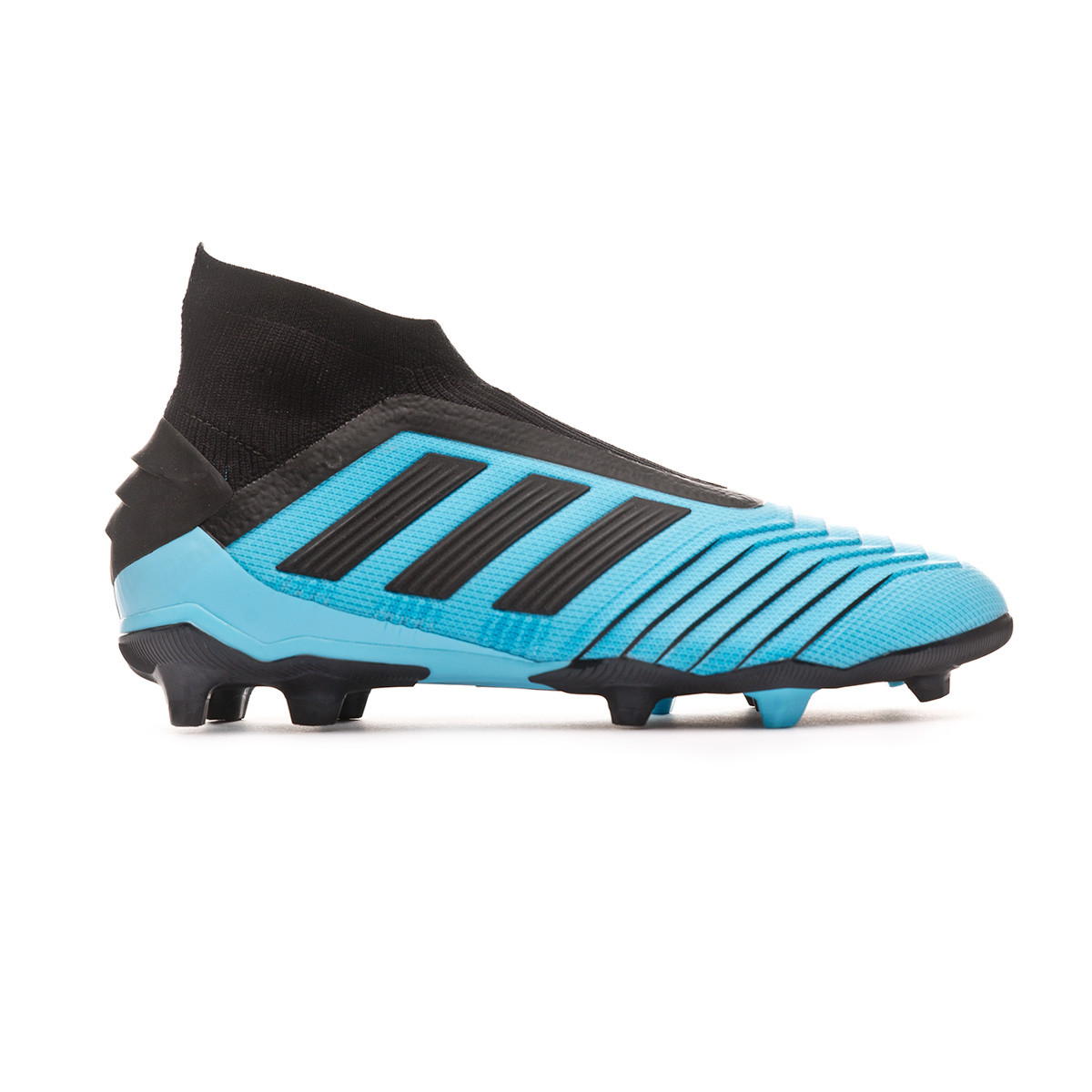 Zapatos de fútbol adidas Predator 19+ FG Niño Bright cyan-Core 