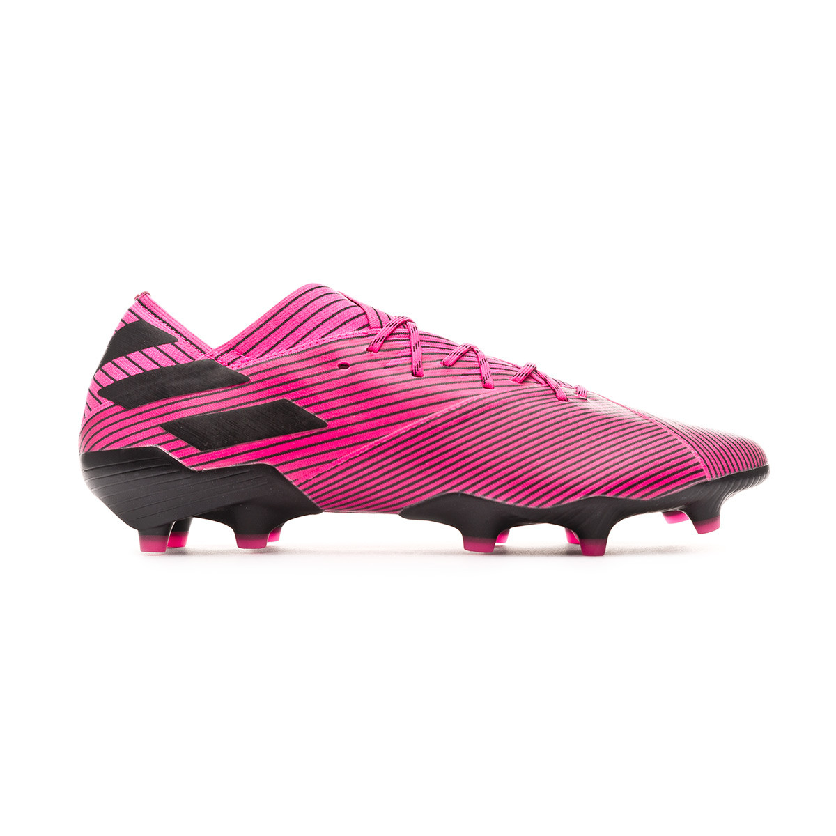 black and pink football cleats