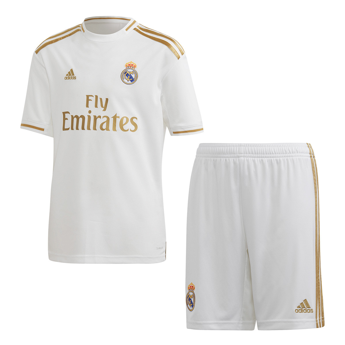 Completo adidas Real Madrid Primo completo 2019-2020 Bambino White -  Negozio di calcio Fútbol Emotion