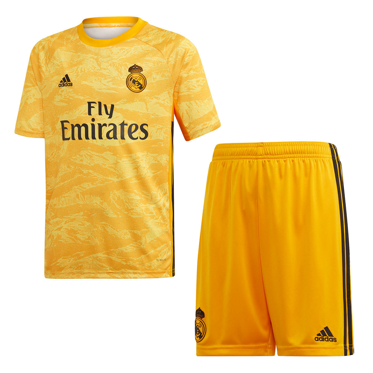 Conjunto adidas Real Madrid Portero Primera Equipación 2019-2020 Niño  Collegiate gold - Tienda de fútbol Fútbol Emotion