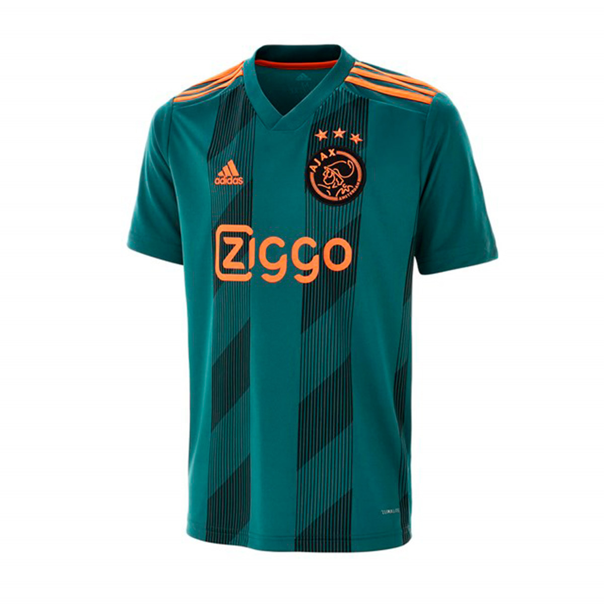 Camiseta adidas Ajax FC Segunda Equipación 2019-2020 Tech green-Black-Semi  solar orange - Tienda de fútbol Fútbol Emotion