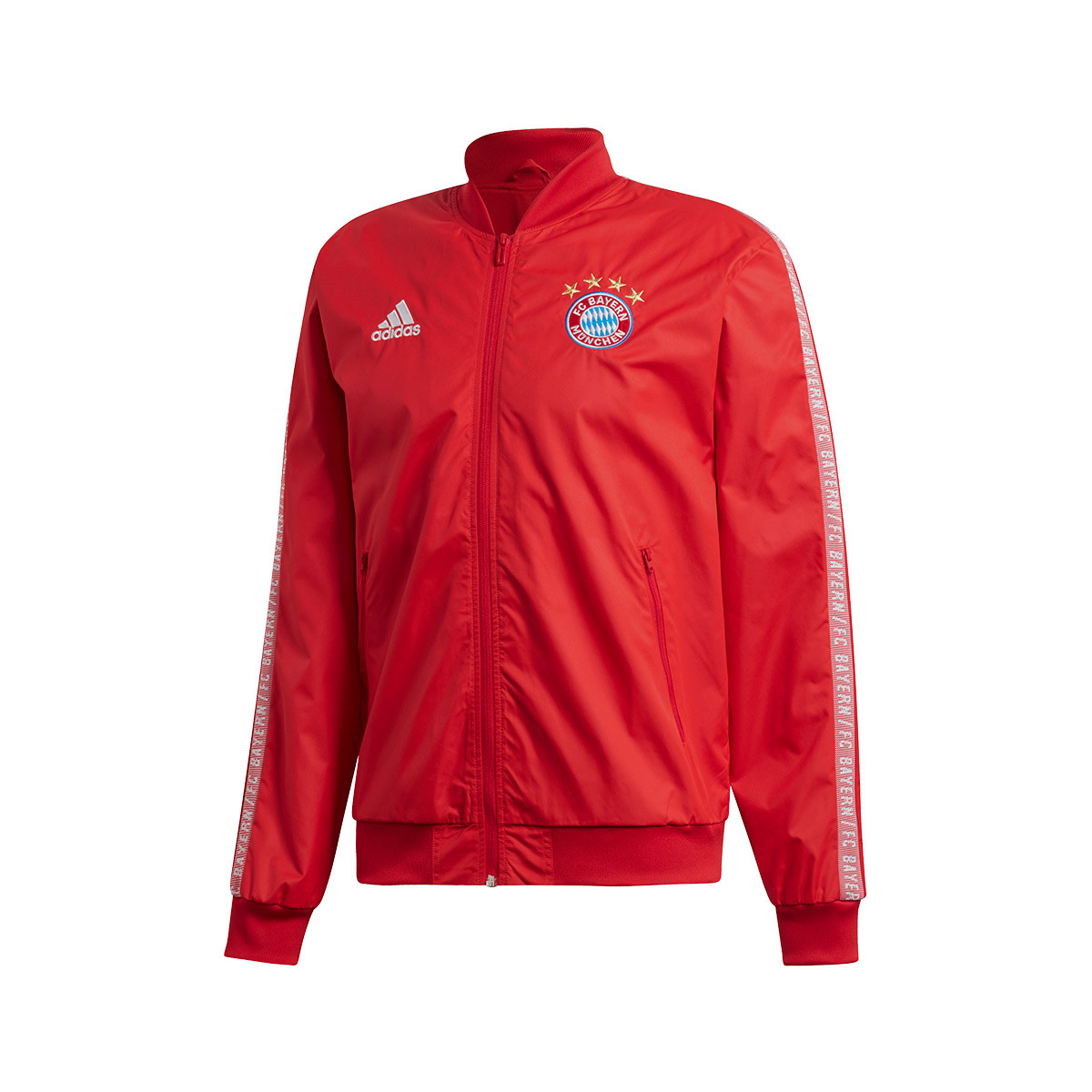 Giacca adidas FC Bayern Munich Anthem 2019-2020 True red-White - Negozio di  calcio Fútbol Emotion