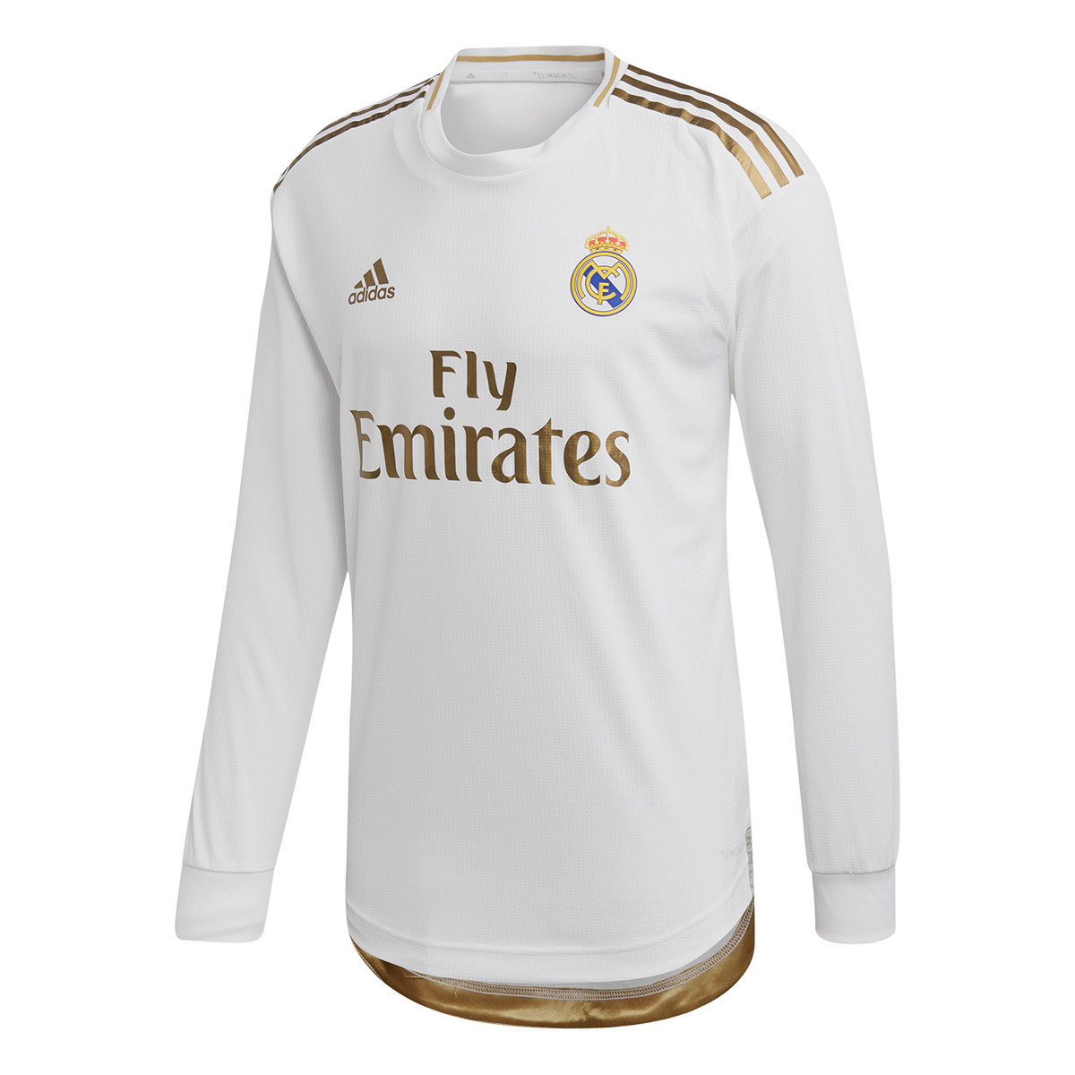 Camiseta adidas Real Madrid Primera Equipación Authentic 2019-2020 LS White  - Tienda de fútbol Fútbol Emotion