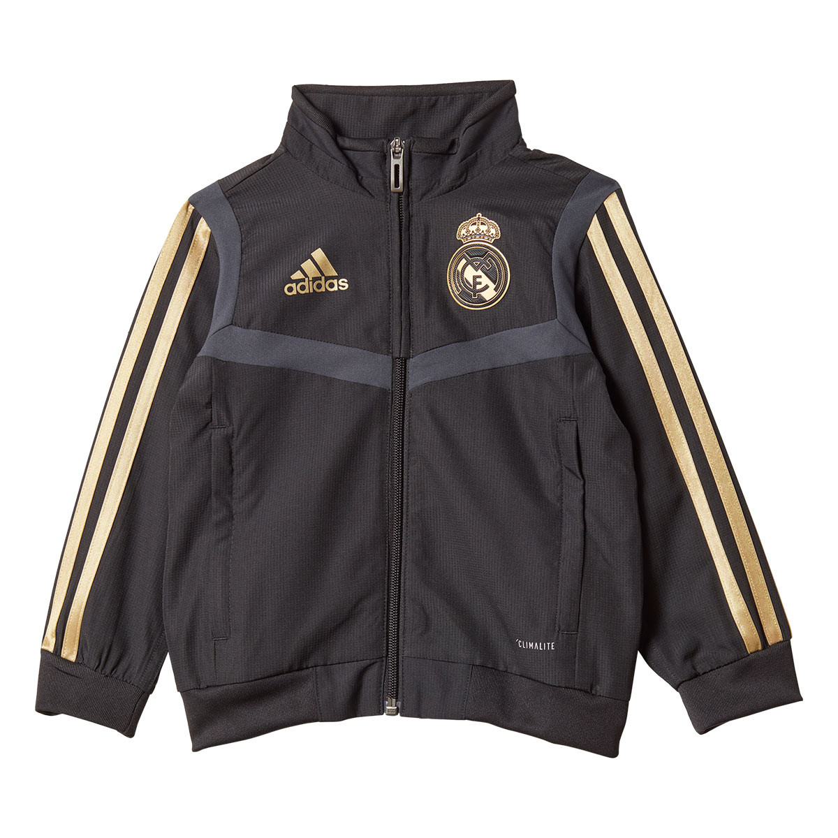 Tuta adidas Real Madrid Pre Match 2019-2020 Black-Dark football gold -  Negozio di calcio Fútbol Emotion