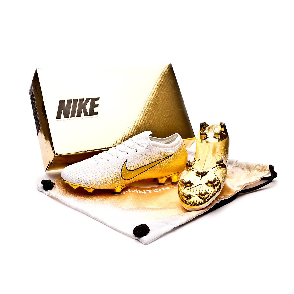 nike boots gold