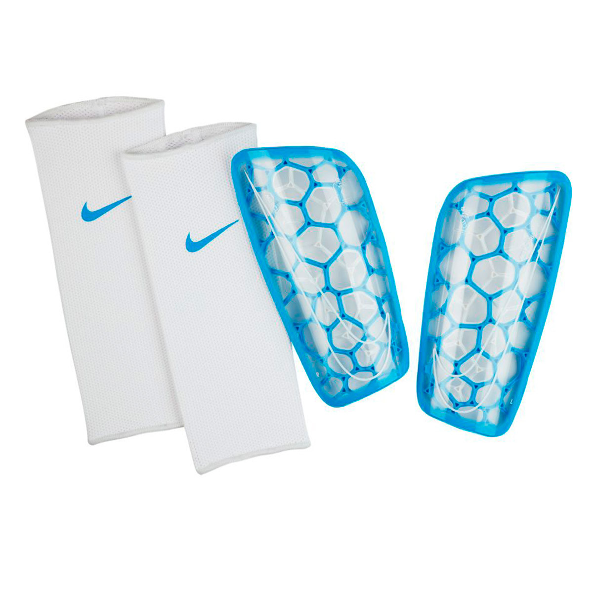 Shinpads Nike Mercurial Flylite SuperLock Blue hero-White - Football store  Fútbol Emotion