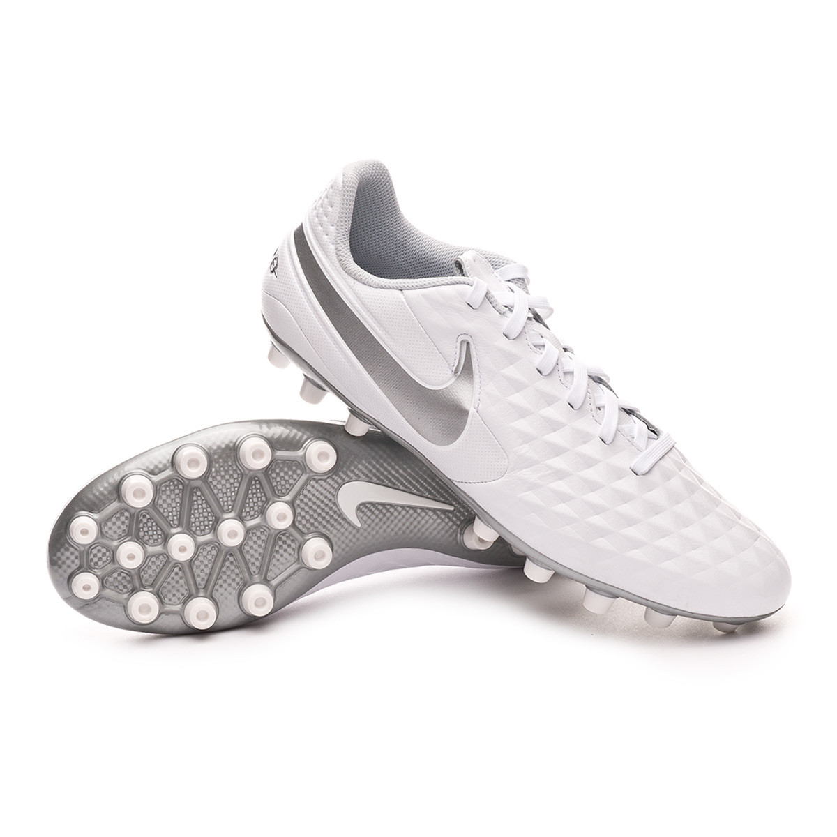 Bota de fútbol Nike Tiempo Legend VIII Academy AG White-Chrome-Pure  platinum - Tienda de fútbol Fútbol Emotion