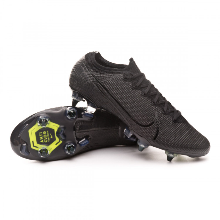 Football Boots Nike Mercurial Vapor XIII Elite ACC SG-Pro Black-Matte  silver-Metallic cool grey - Football store Fútbol Emotion