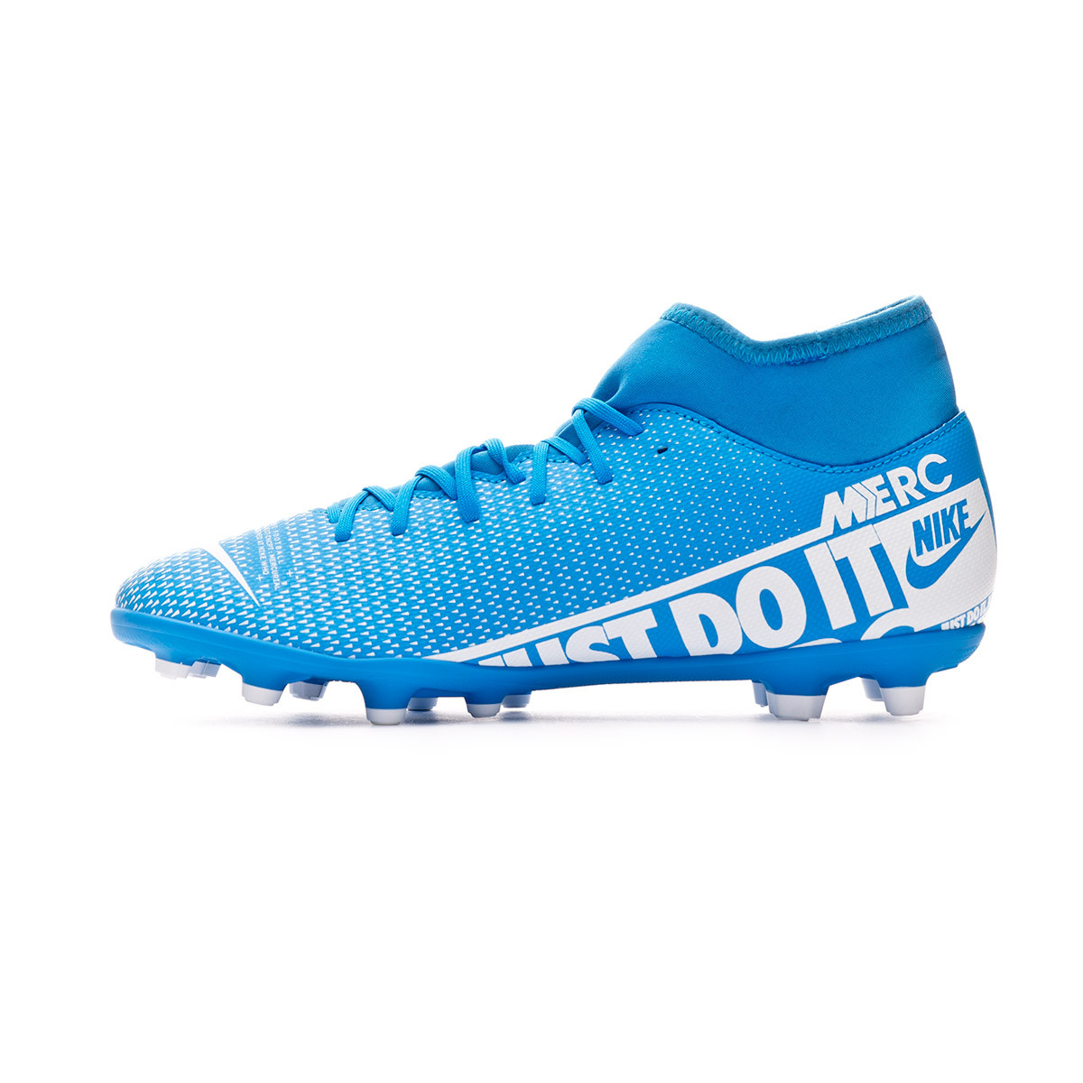 Bota de fútbol Nike Mercurial Superfly VII Club FG/MG Blue  hero-White-Obsidian - Tienda de fútbol Fútbol Emotion