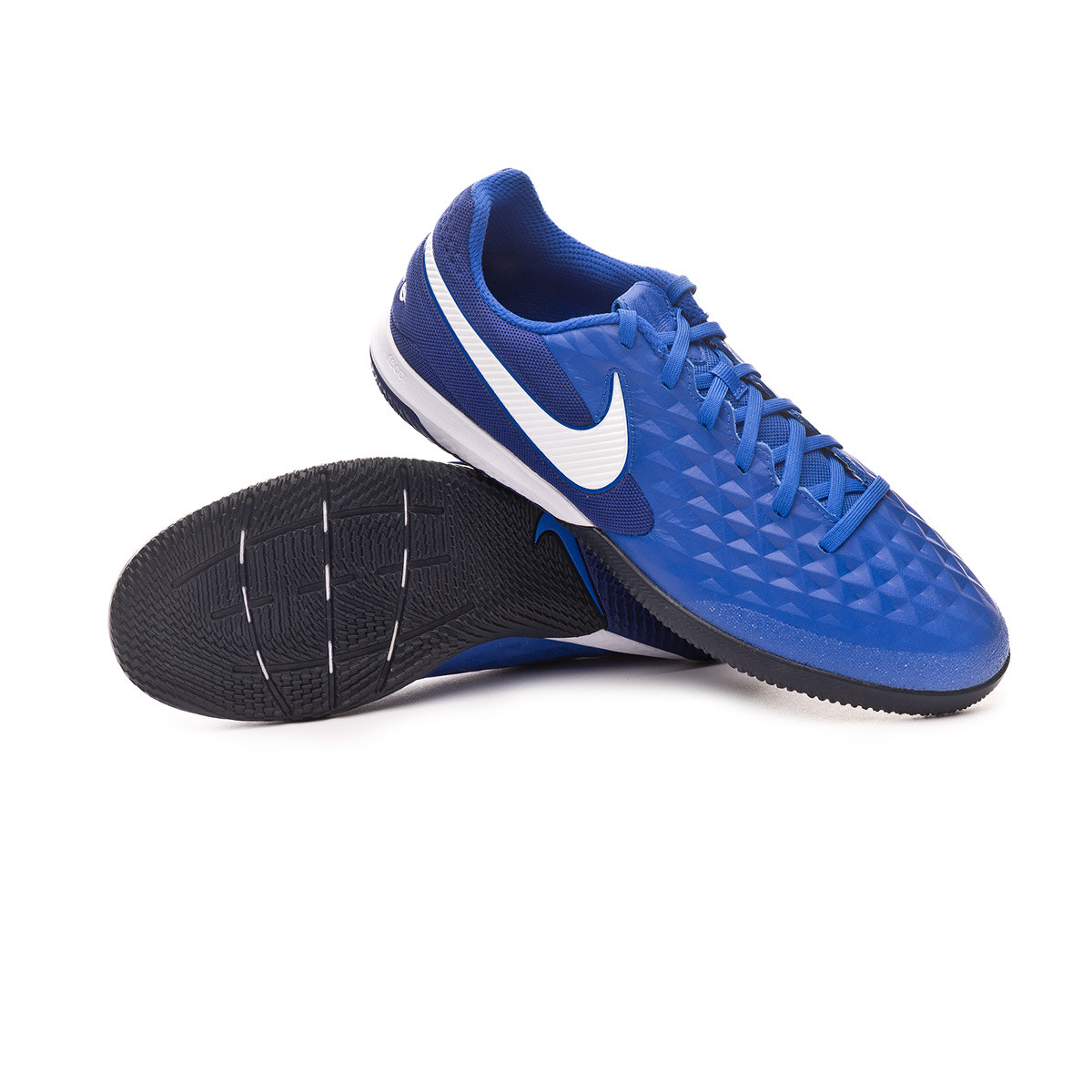 Sepatu Futsal Nike Legend 8 Academy IC Black Blue AT6099.