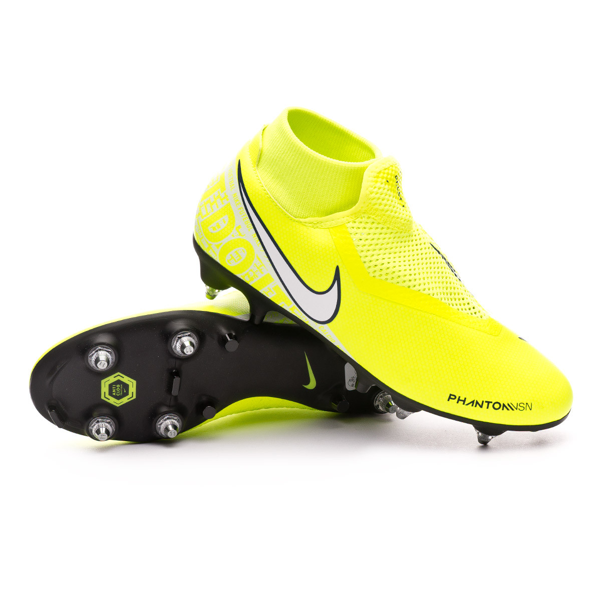 Football Boots Nike Phantom Vision Academy DF ACC SG-Pro Volt-White -  Football store Fútbol Emotion