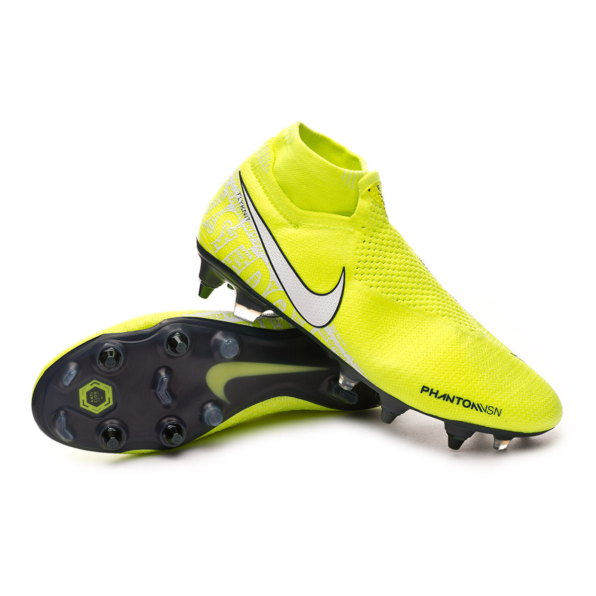 Football Boots Nike Phantom Vision Elite DF SG-PRO Anti-Clog Traction  Volt-White-Barely volt - Football store Fútbol Emotion