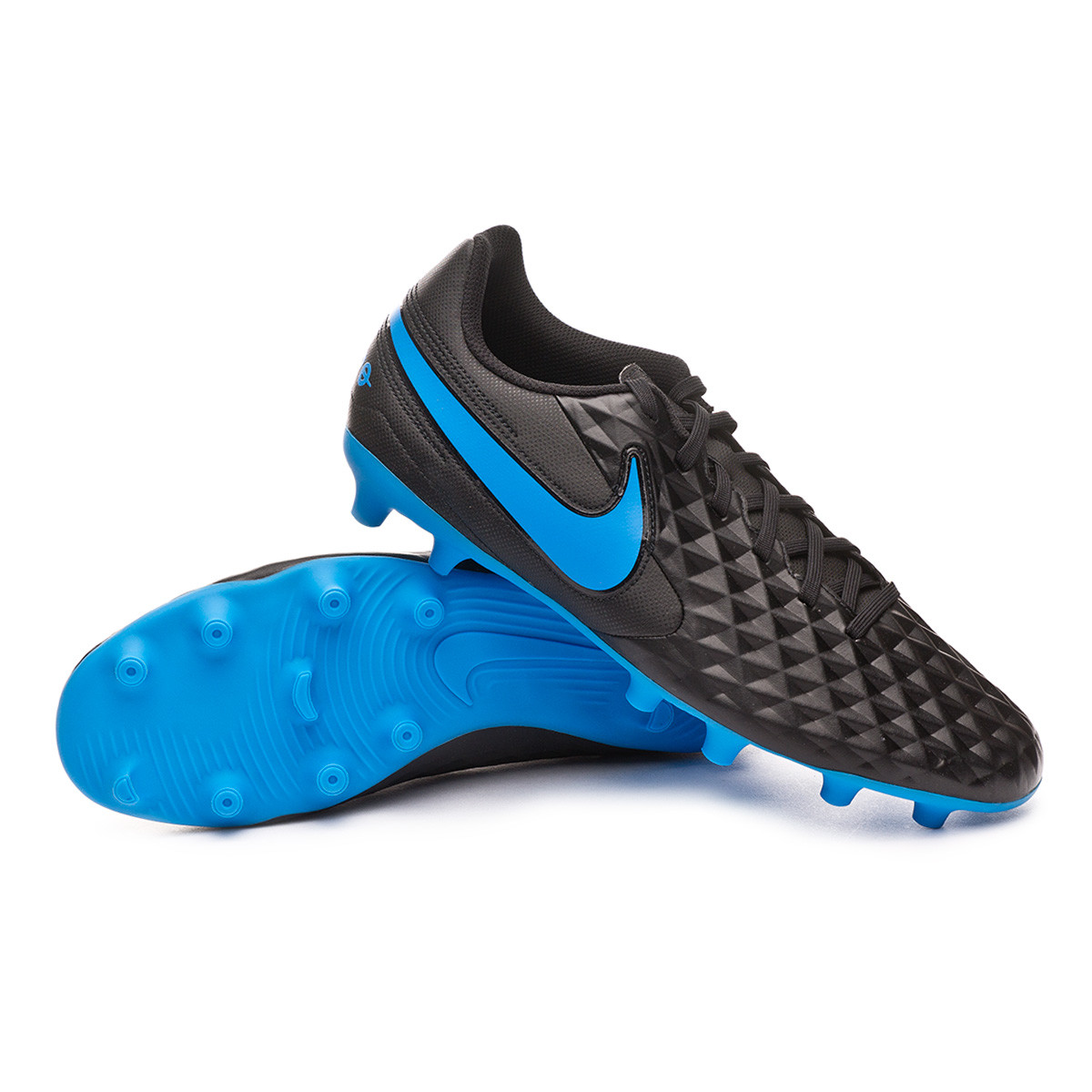 Football Boots Nike Tiempo Legend VIII Club FG/MG Black-Blue hero -  Football store Fútbol Emotion