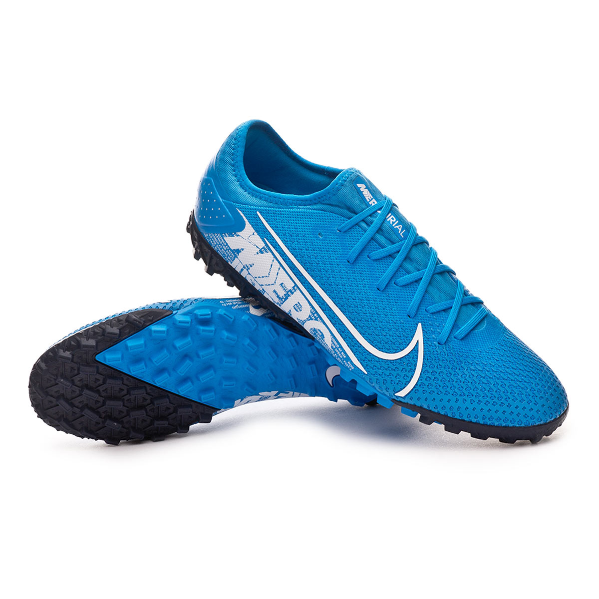 Football Boots Nike Mercurial Vapor XIII Pro Turf Blue hero-White-Obsidian  - Football store Fútbol Emotion