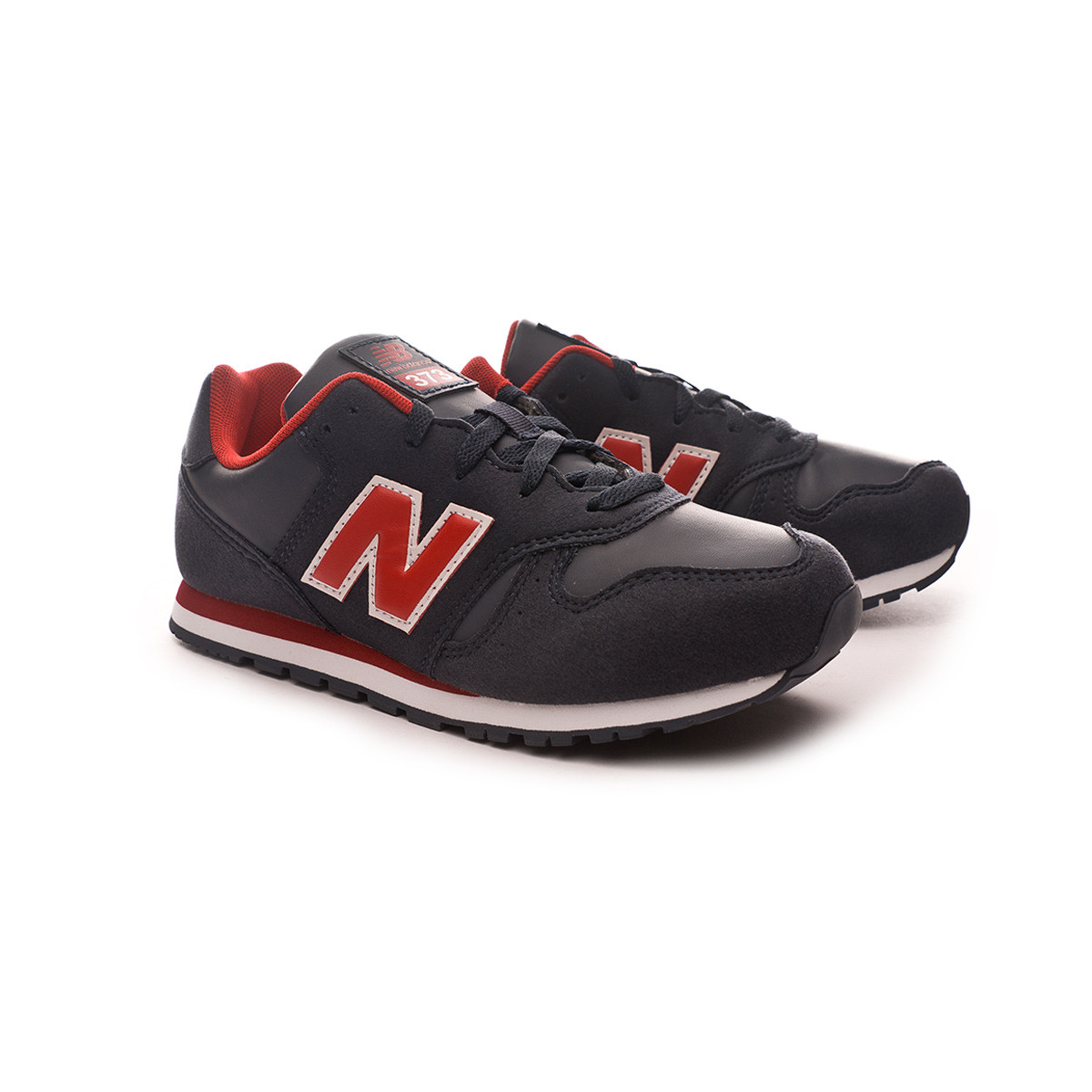 new balance 373 black and red