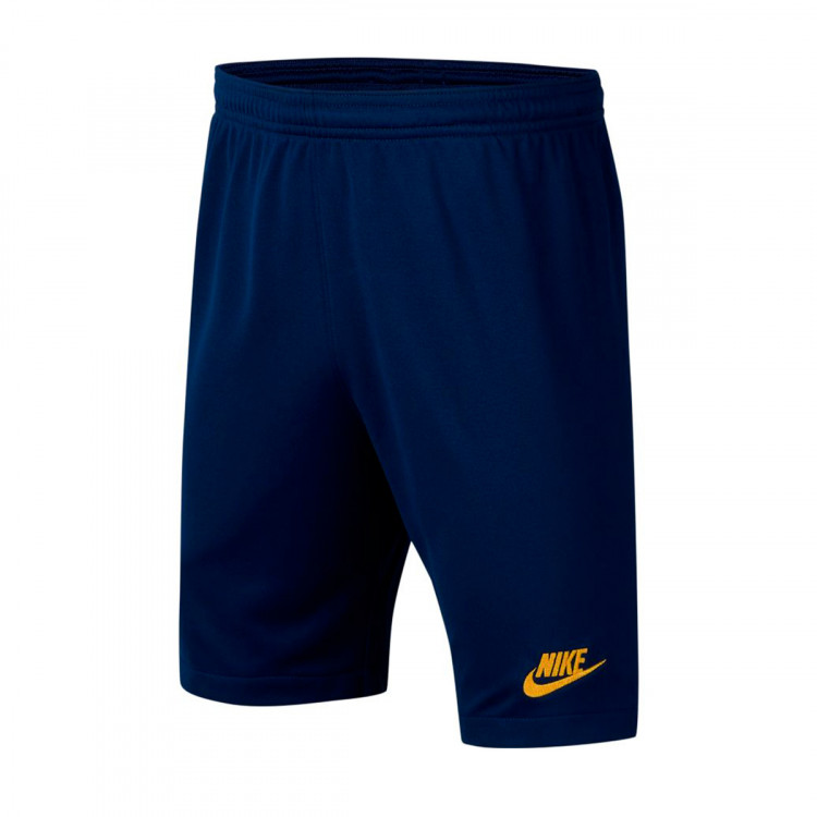 university gold nike shorts