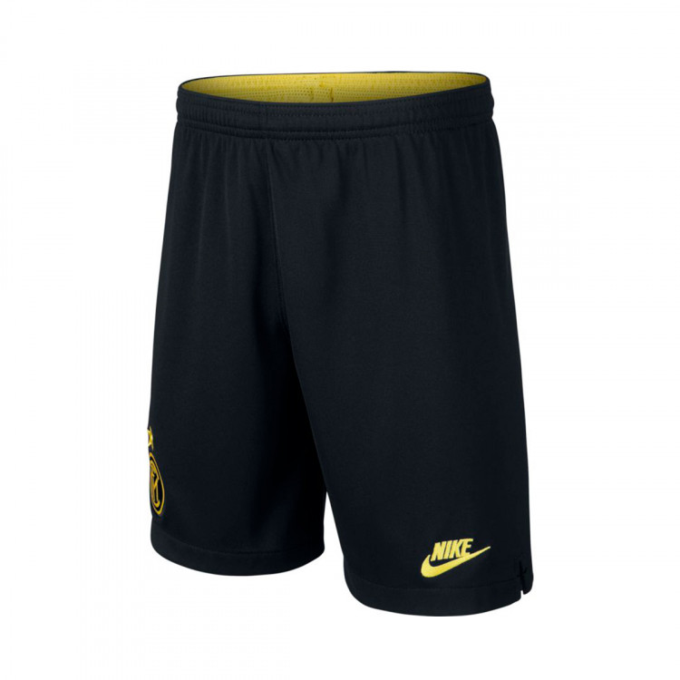 black and yellow nike shorts