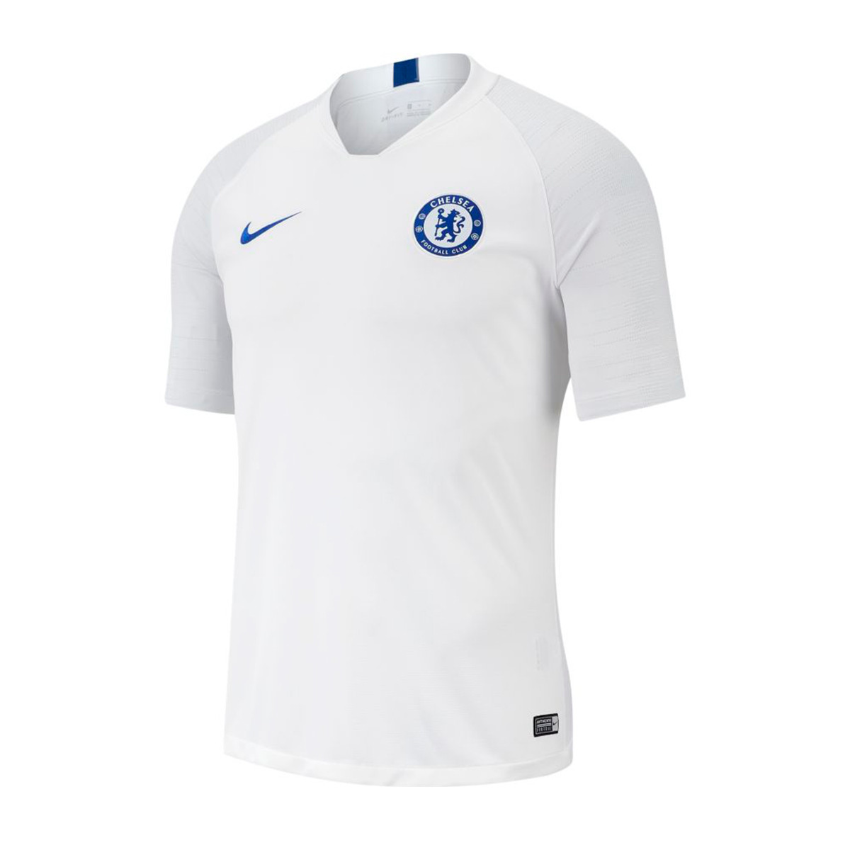 Jersey Nike Chelsea Fc Breathe Strike Ss 2019 2020 White Pure Platinum Rush Blue Futbol Emotion