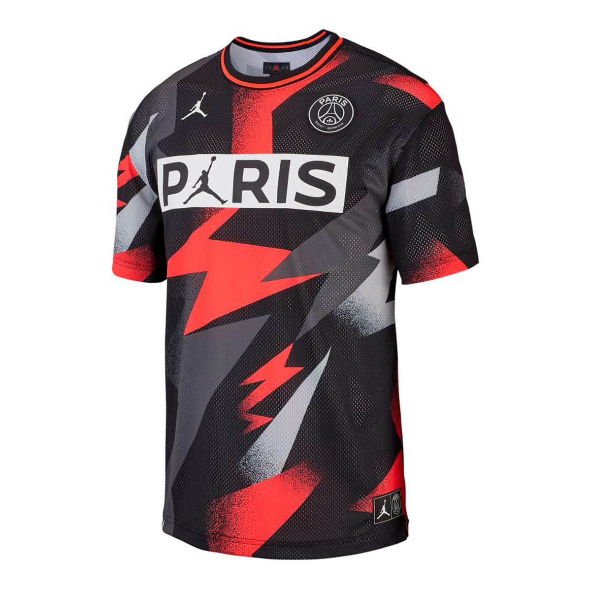 Camiseta Nike Paris Saint-Germain Jordan Mesh 2019-2020 Black-Infrared -  Tienda de fútbol Fútbol Emotion