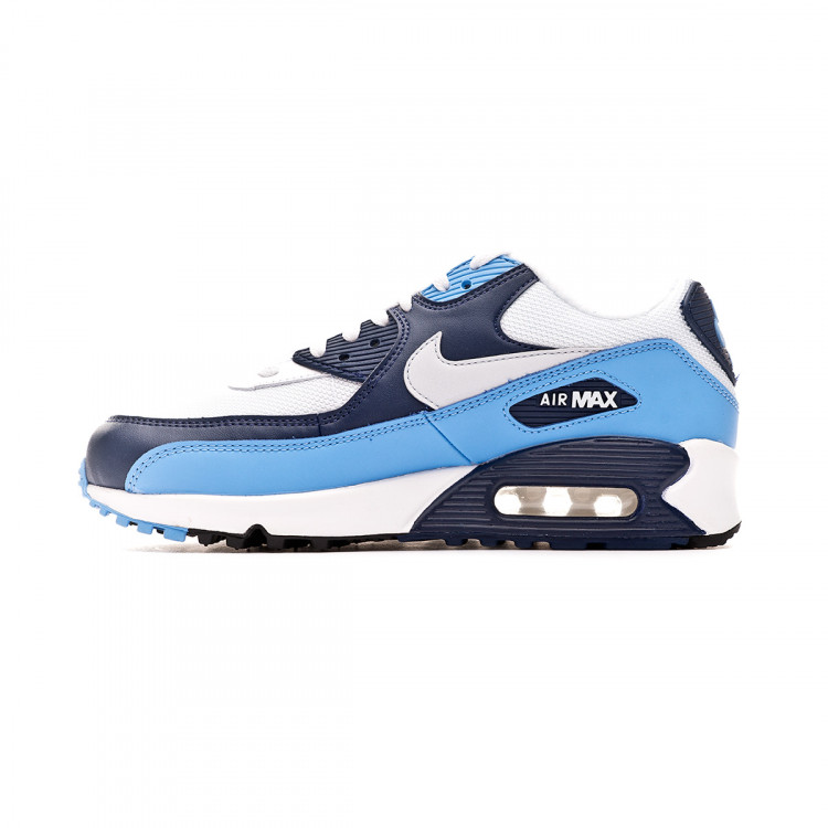 nike air max 90 white blue