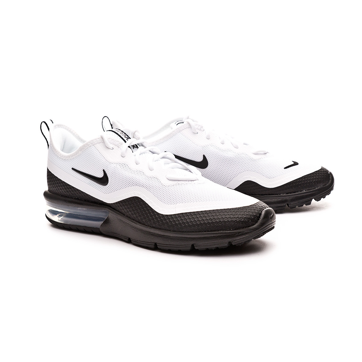 Zapatilla Nike Air Max Sequent 4,5 White-Black - Tienda de fútbol Fútbol  Emotion
