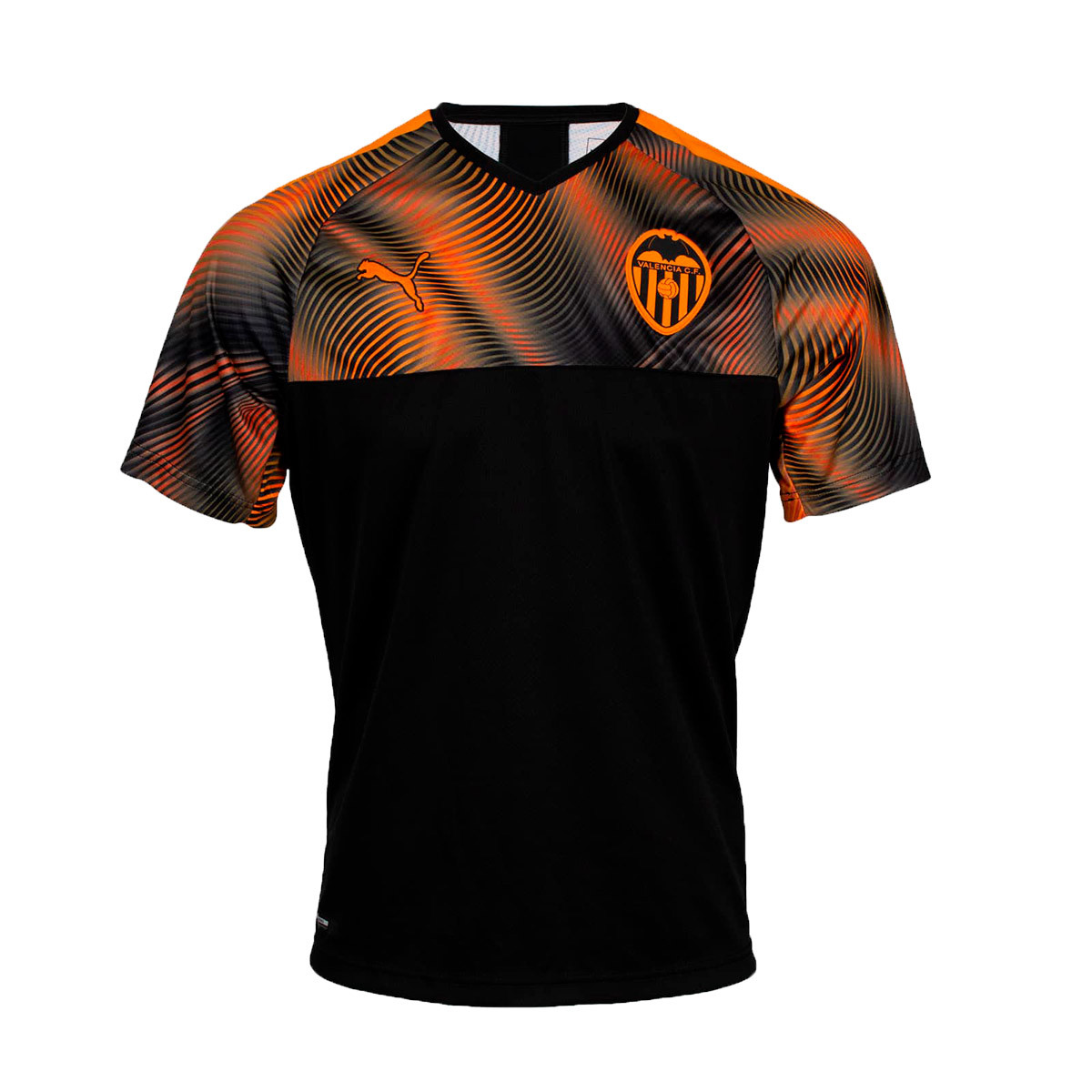 Camiseta Puma Valencia CF Segunda Equipación 2019-2020 Niño Puma  black-Vibrant orange - Tienda de fútbol Fútbol Emotion