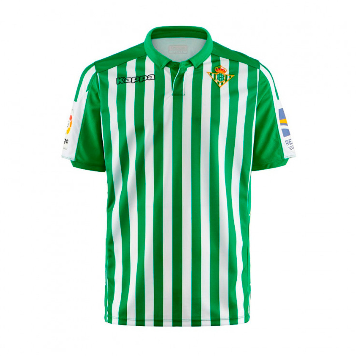 mental Deformación temblor Camiseta Kappa Real Betis Balompié Primera Equipación 2019-2020 Niño  Blanco-Verde - Fútbol Emotion