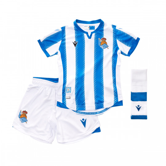 Kit Macron Real Sociedad Primera Equipación 2019-2020 Bambin