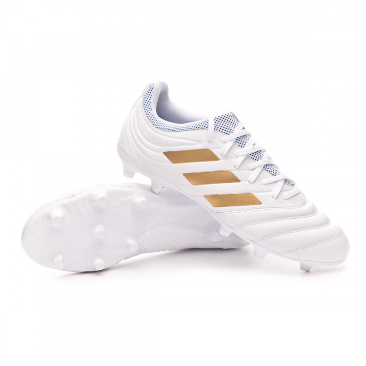 adidas white and gold boots