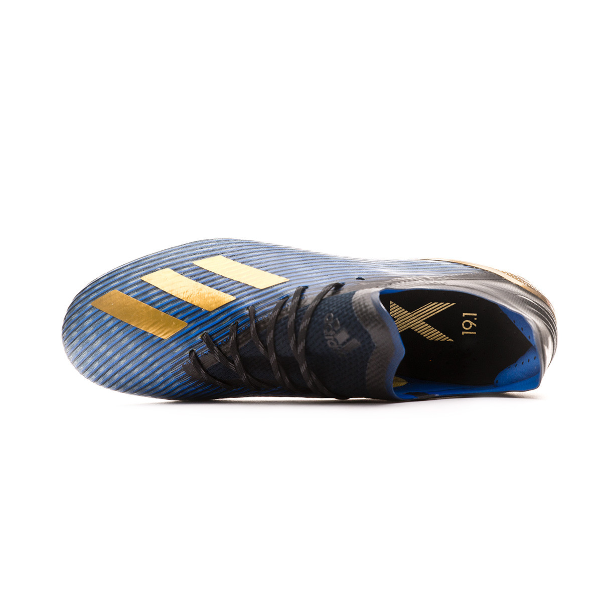 adidas x 19.1 fg core black gold metallic blue