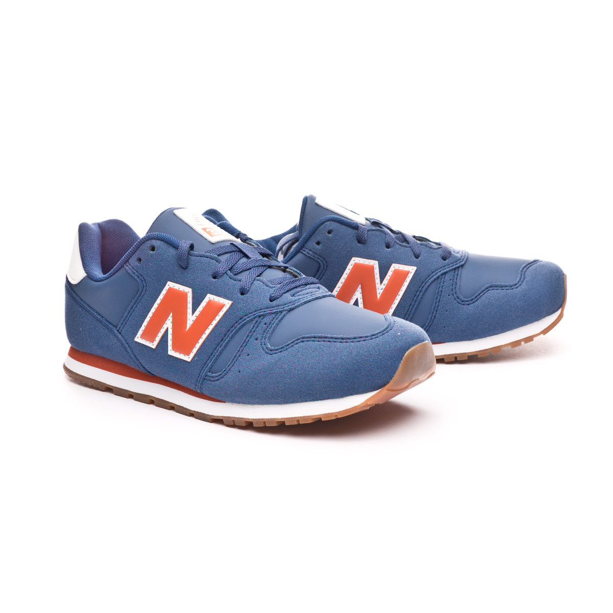 Trainers New Balance 373 Niño Navy-Orange - Football store Fútbol Emotion