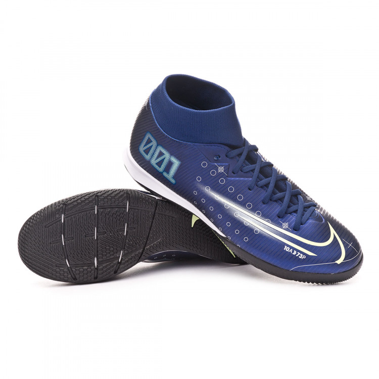 Nike JR Superfly 6 Academy GS IC Gris Chaussures Football.