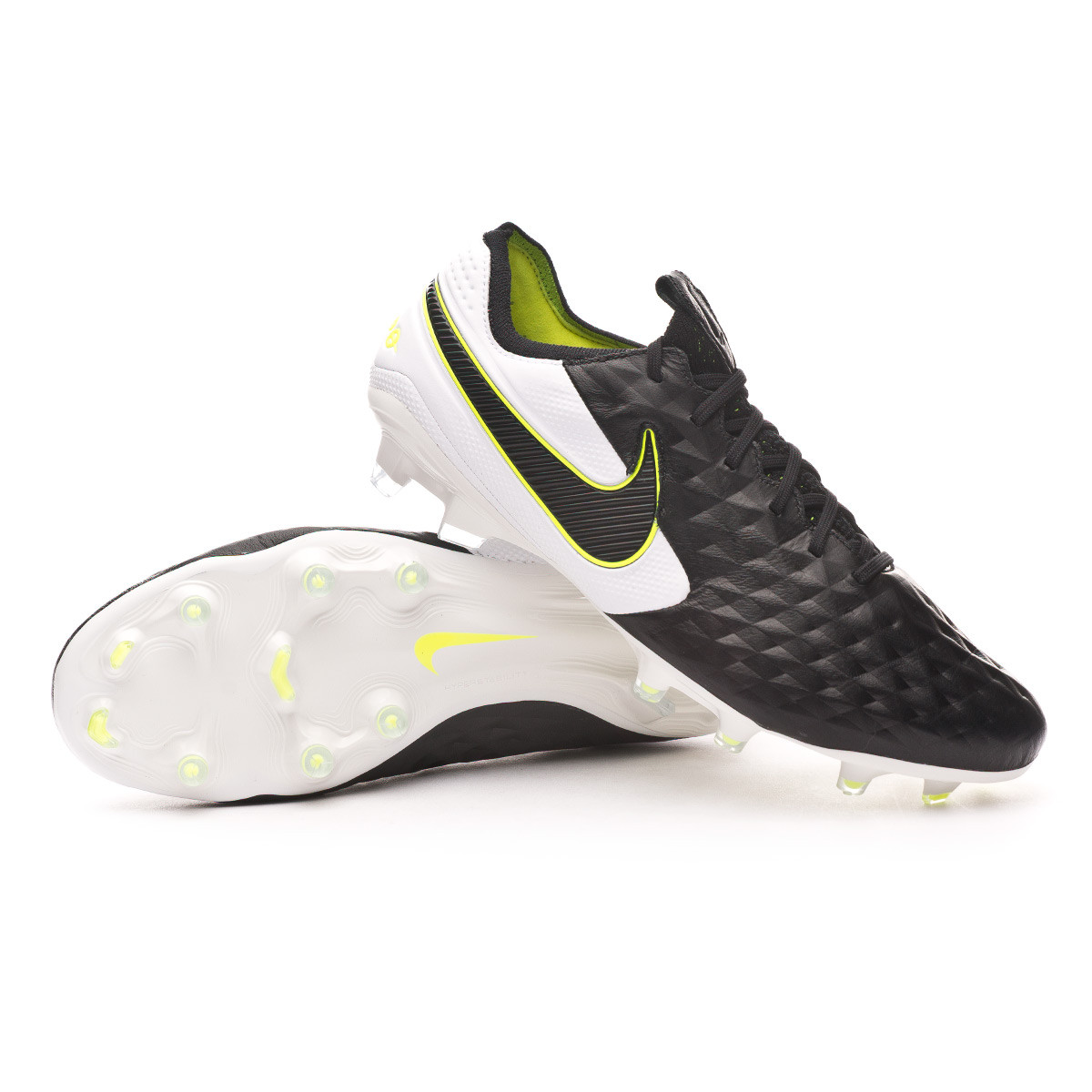 Football Boots Nike Tiempo Legend VIII Elite FG Black-White - Football  store Fútbol Emotion