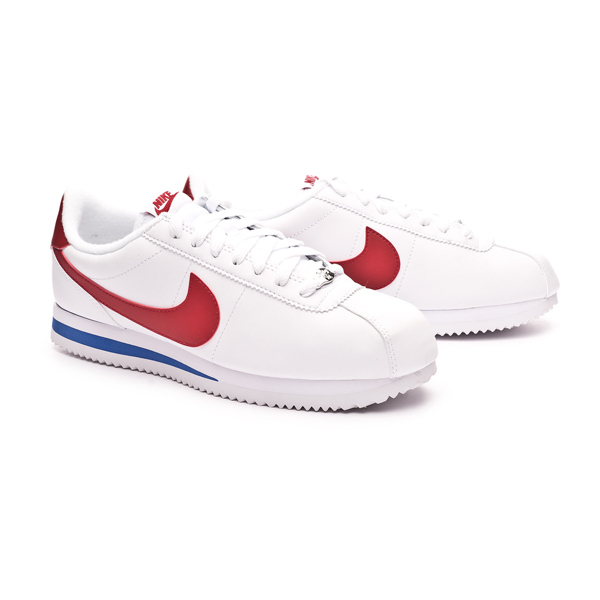 Tenis Nike Cortez Basic Leather White-Varsity red-Varsity royal - Tienda de  fútbol Fútbol Emotion