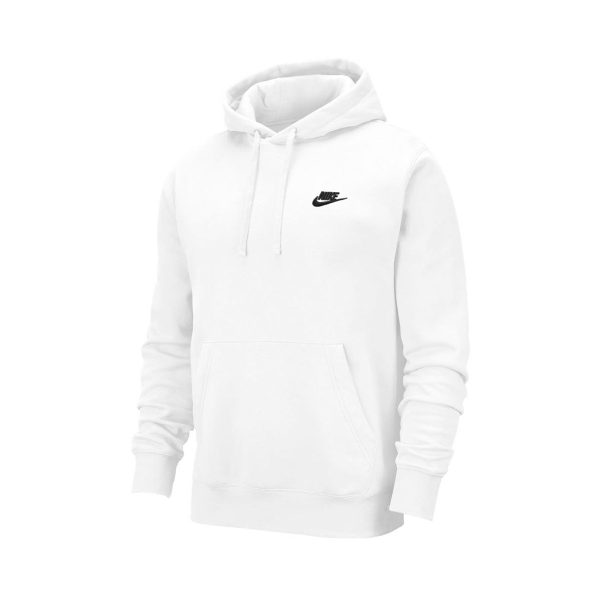 Sudadera Nike Sportswear Club Hoodie Pullover BB White-Black - Tienda de  fútbol Fútbol Emotion