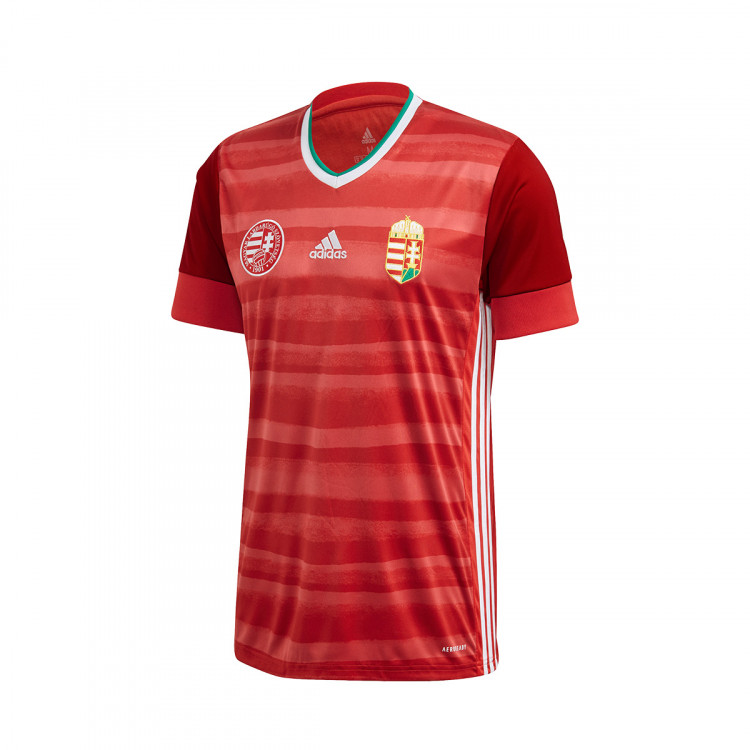 Camiseta adidas Hungria Primera Equipación 2019-2020 Red-Bold 