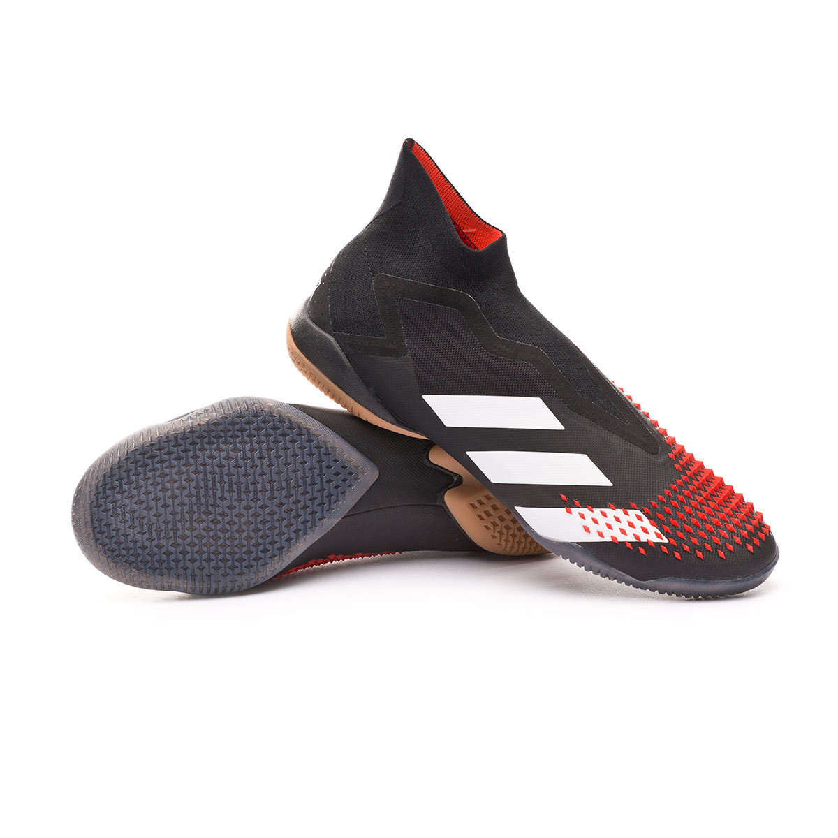 Futsal Boot adidas Predator 20+ IN Core black-White-Active red - Football  store Fútbol Emotion