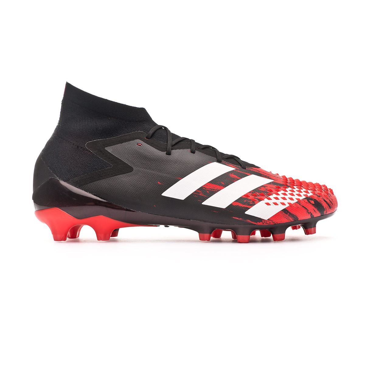 Football Boots adidas Predator 20.1 AG Core black-White-Active red -  Football store Fútbol Emotion