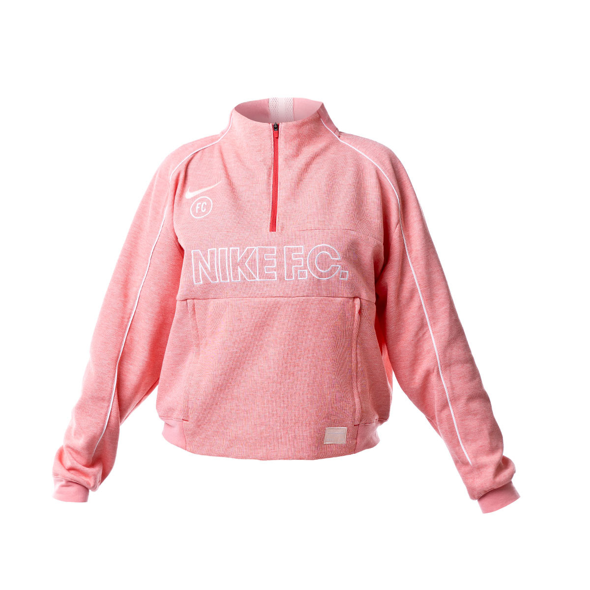 pink nike fc hoodie